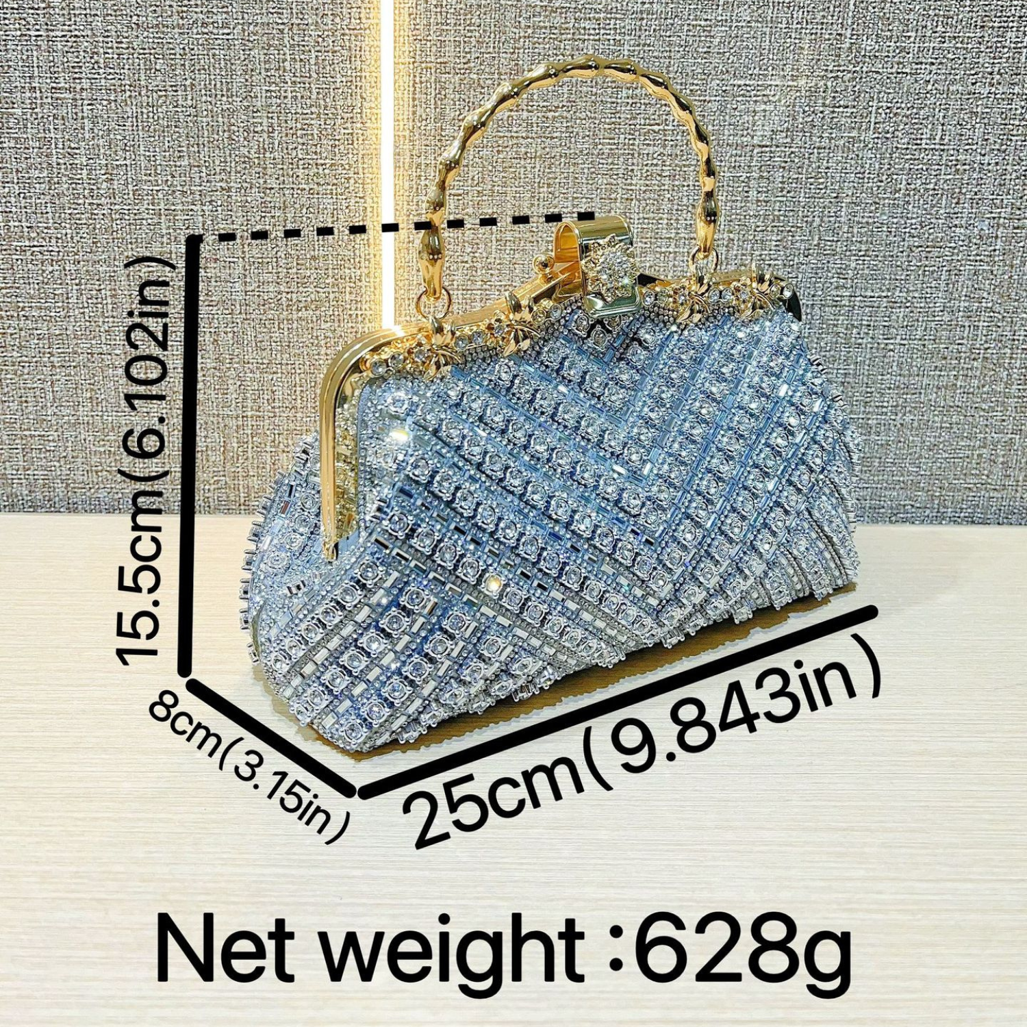 Refined evening handbag for women | Noble Vellum -10