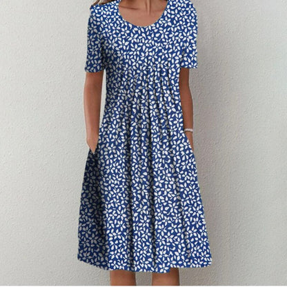 Soft everyday tummy-coverage comfort dress for women | Gigi -4