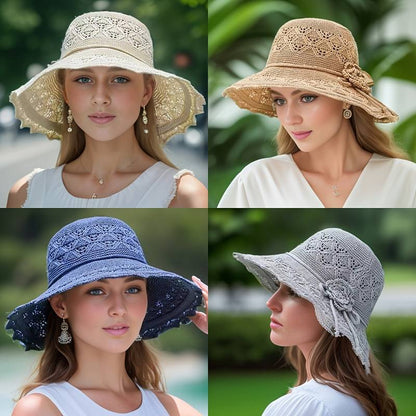 Fashionable wide-brimmed hat for women | Lyla -9