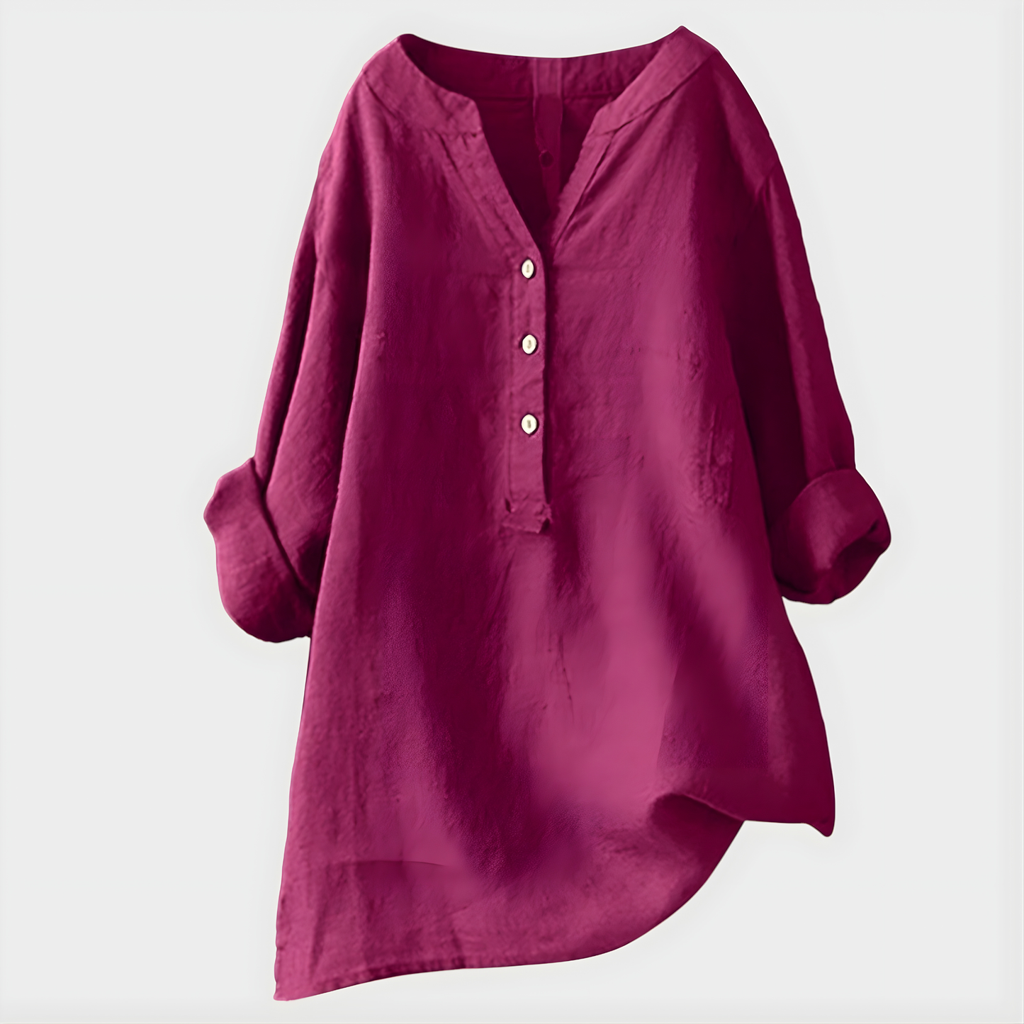 Elegant V-neck blouse for women | Virelle