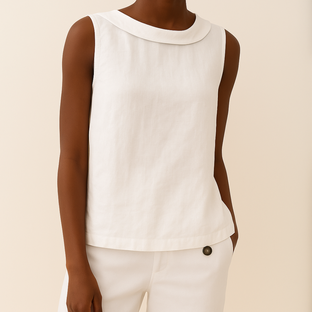 Sleeveless elegant top for women | Breathable -6