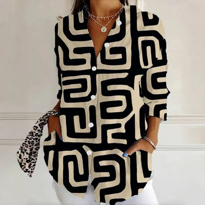 Classic vintage everyday blouse for women | Ellaine -6