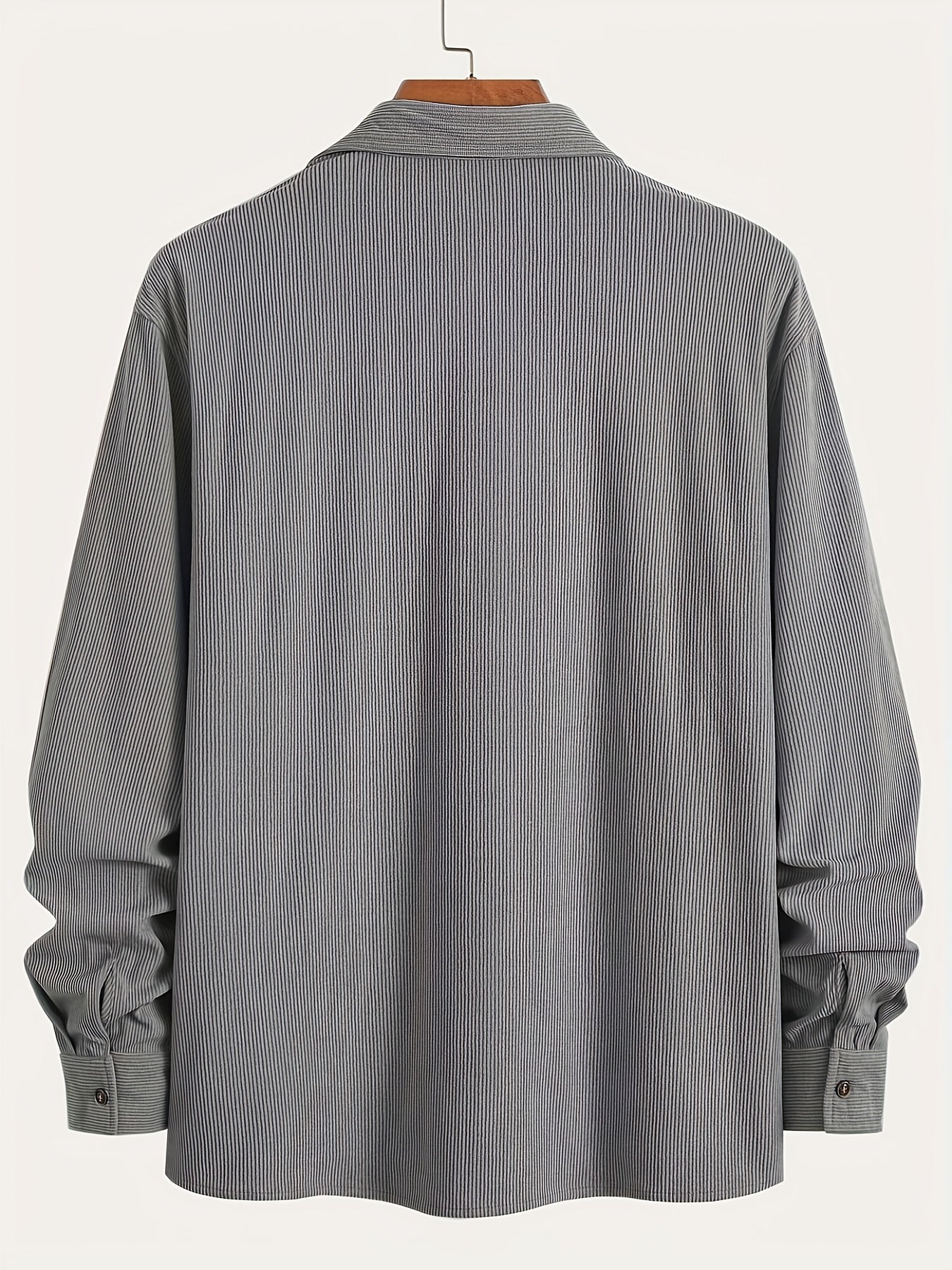 Classic textured cord everyday overshirt for men | Ellison -9