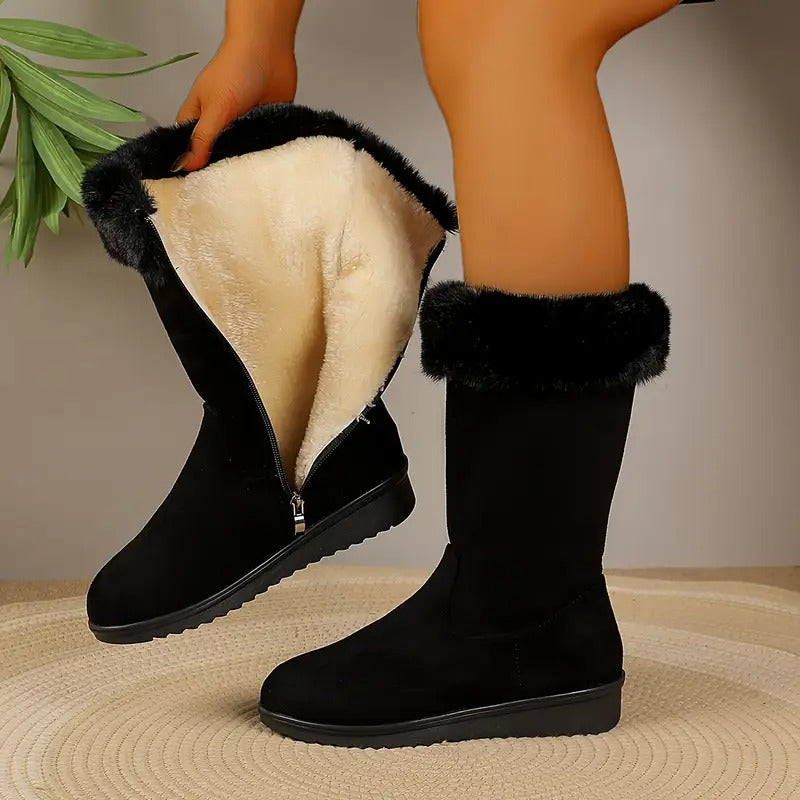 Cosy fur-lined warm winter boots for women | Hailey -3