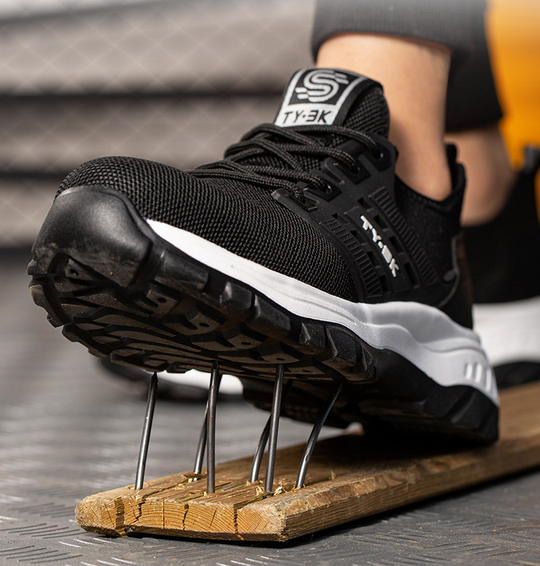 Classic orthopaedic work safety shoes for men -4