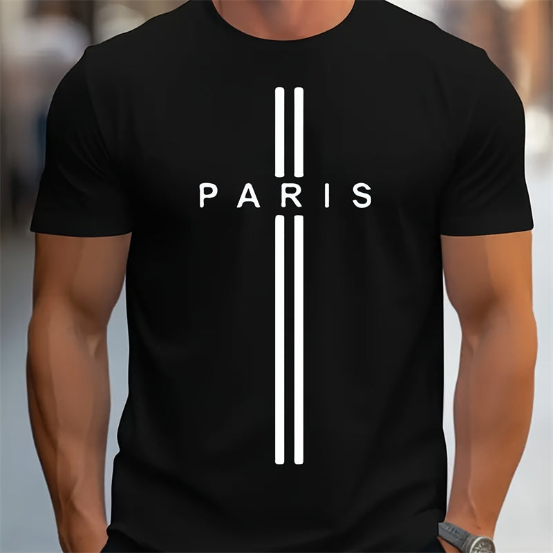 Classic t-shirt ville for men | Hugh -1