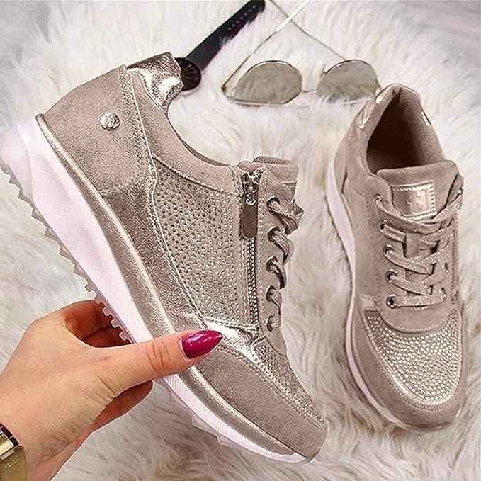 Zip-up comfort sneakers for women | Gavriel