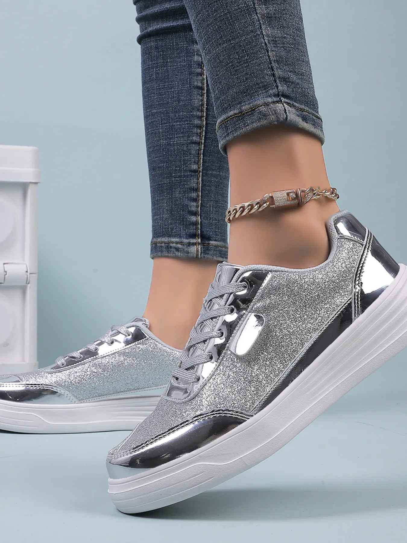Trainers marche plateforme shoes casual for women | Carine -8