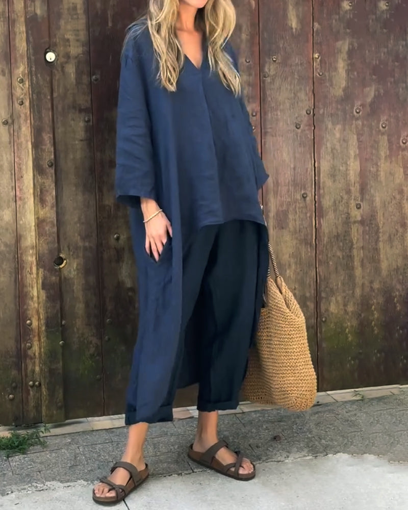 Stylish relaxed casual co-ord set for women | Olivia -2
