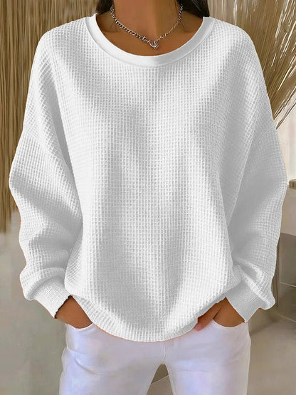 Classic relaxed everyday knit sweater for women | Nova -5