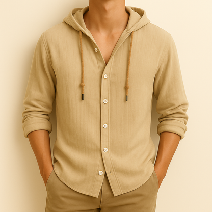 Casual hooded everyday shirt for men | Emerson -7