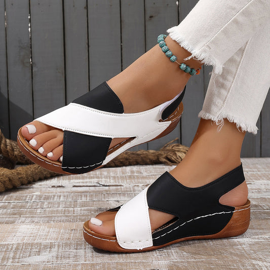 Sandales wedge elegant sandals for women | Éliane -1