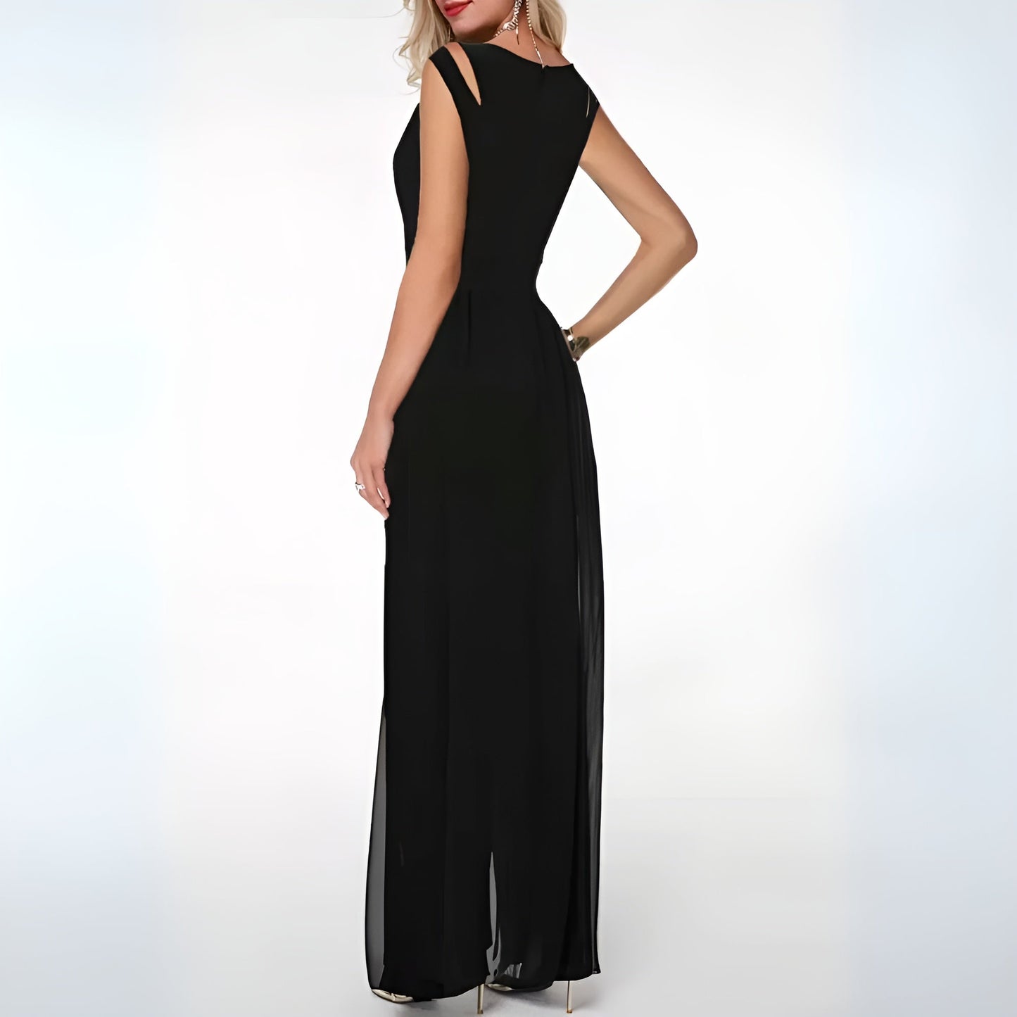 Relaxed elegant jumpsuit for women | Mikky -2