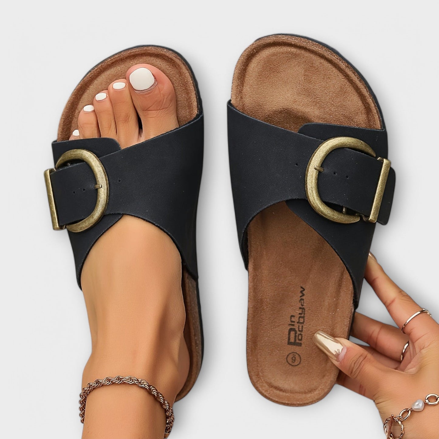 Comfortable soft-glide everyday sandals for women | Lynn -2