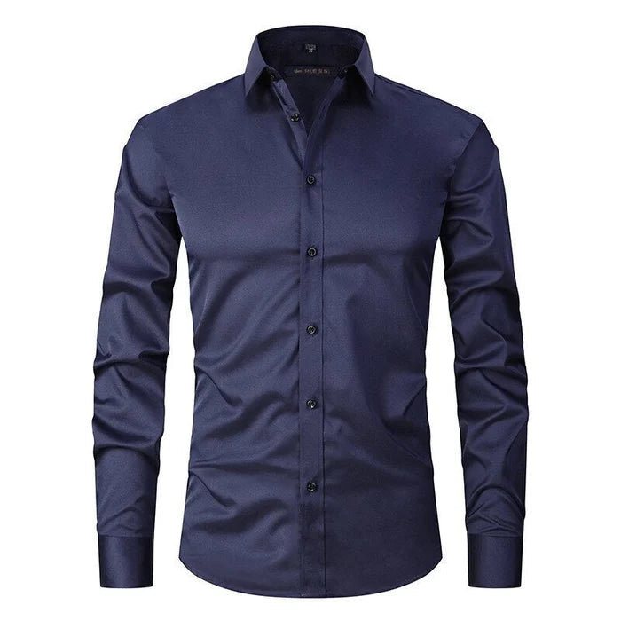 Aurelle Liam premium stretch button-up shirt for men