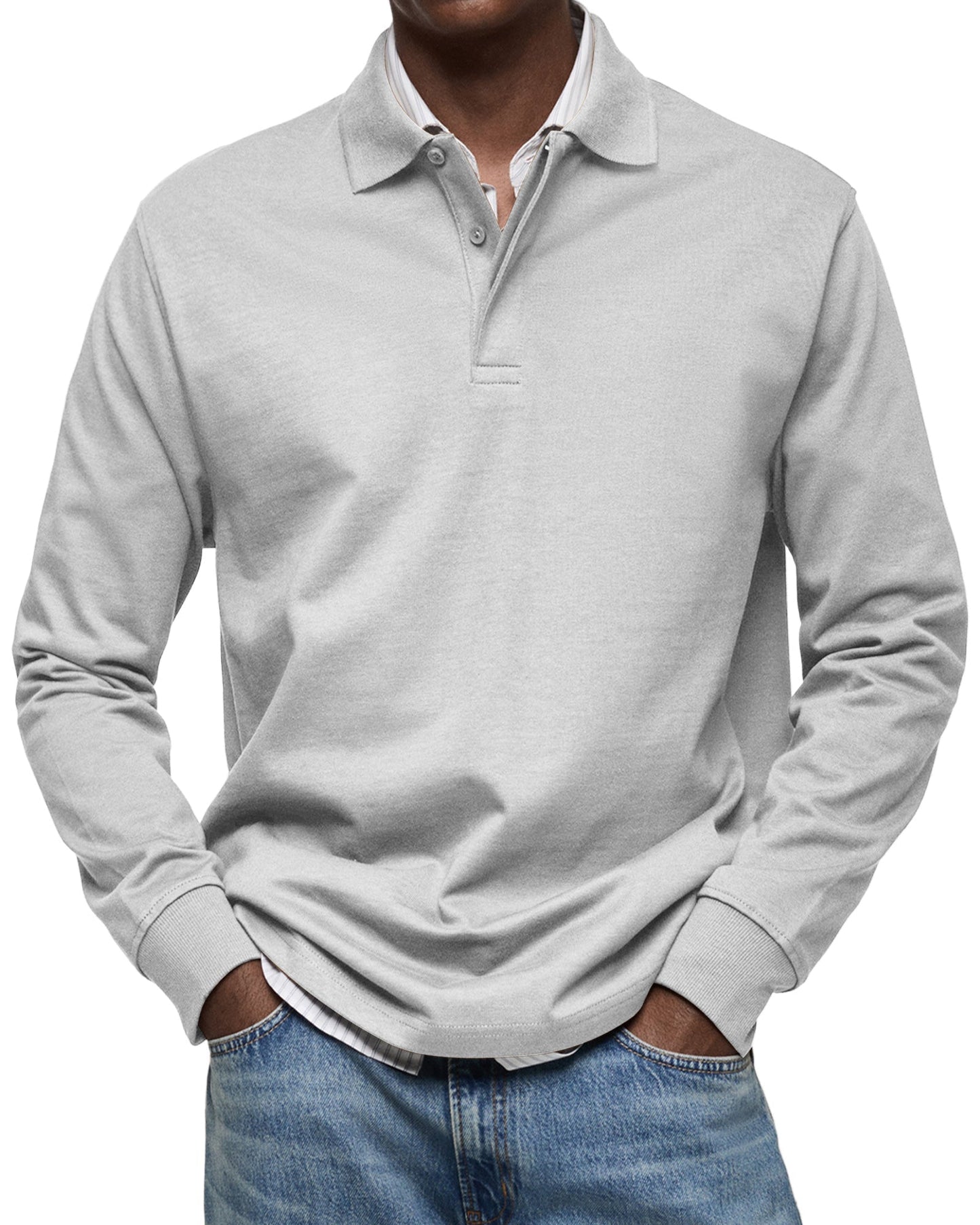 Vintage long-sleeve everyday casual shirt for men | Oscar -4