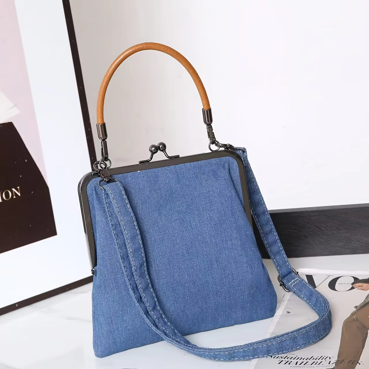 Structured shoulder bag for women | Maren -5