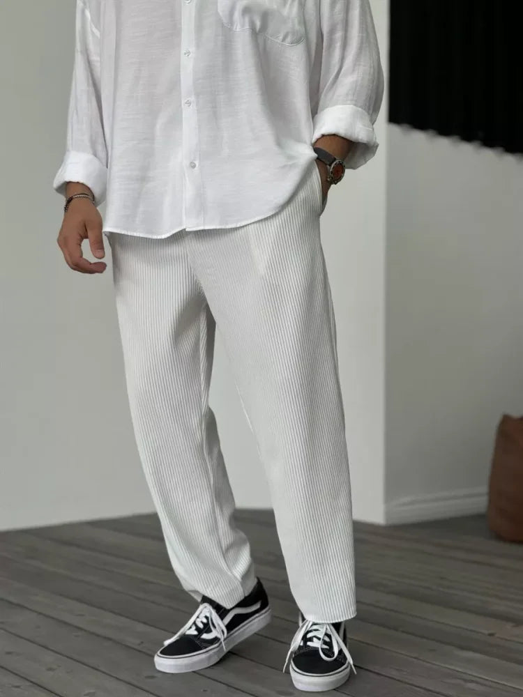 Smart pleated trousers for men | Samuel -5