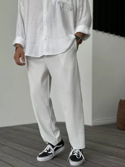 Smart pleated trousers for men | Samuel -5