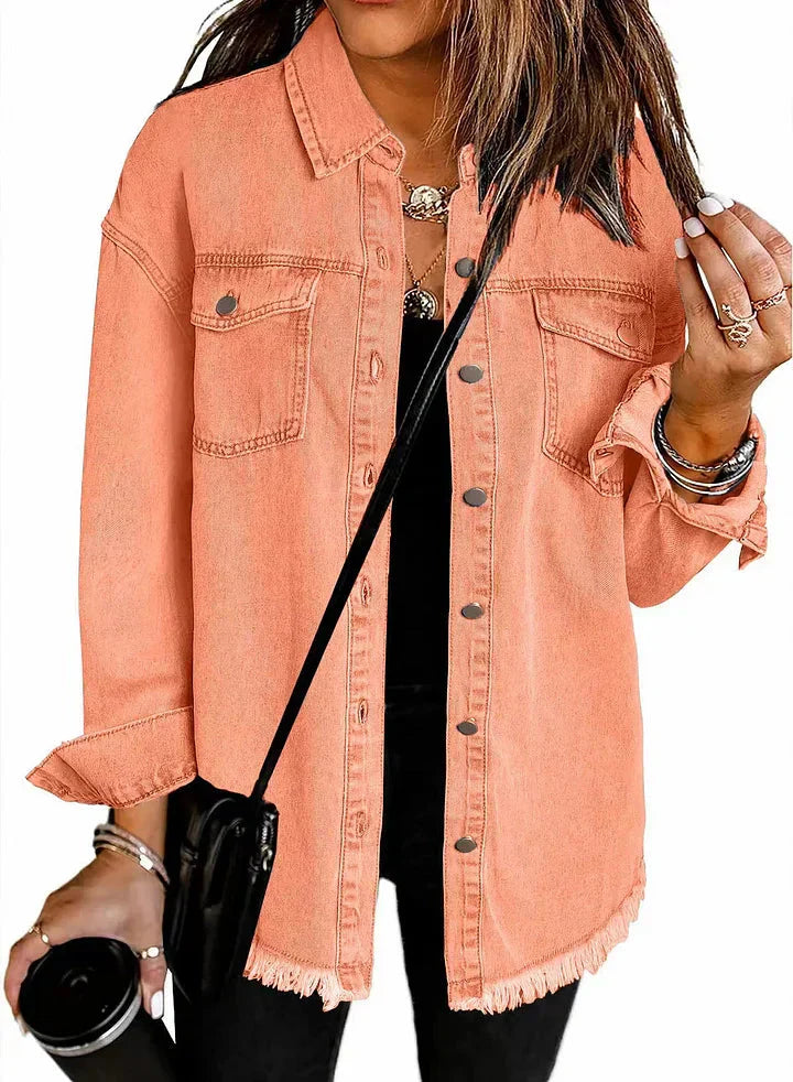 Classic signature denim everyday jacket for women | Katja -12