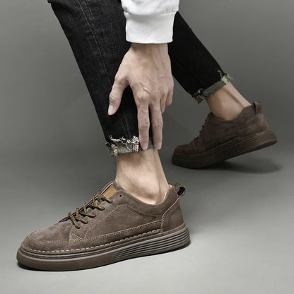 Leather shoes boots for men | Diego -6