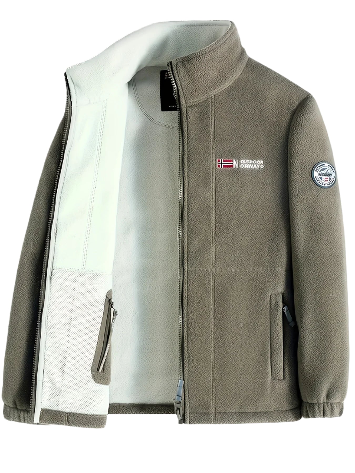 Outdoor performance fleece jacket high coat for men | Rowan -14