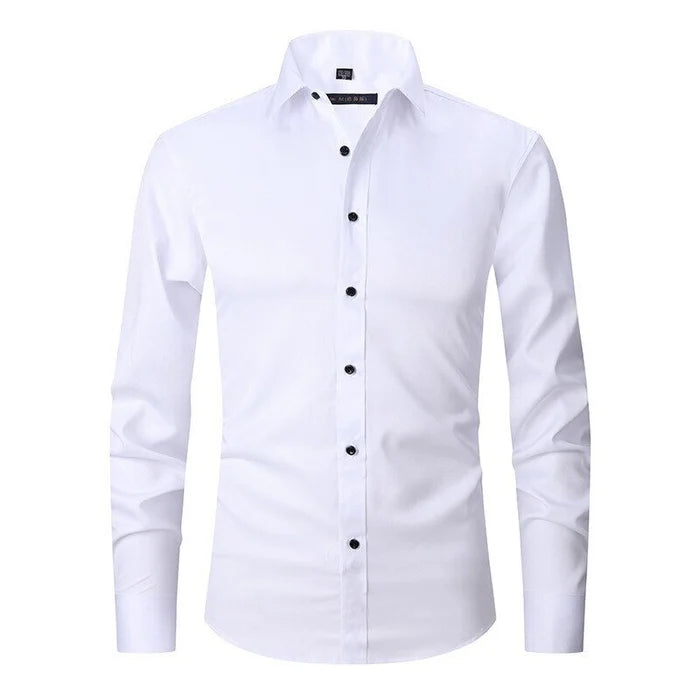Aurelle Liam premium stretch button-up shirt for men