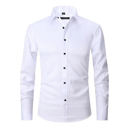 Aurelle Liam premium stretch button-up shirt for men