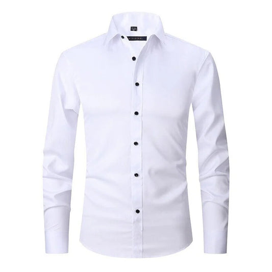 Aurelle Liam premium stretch button-up shirt for men
