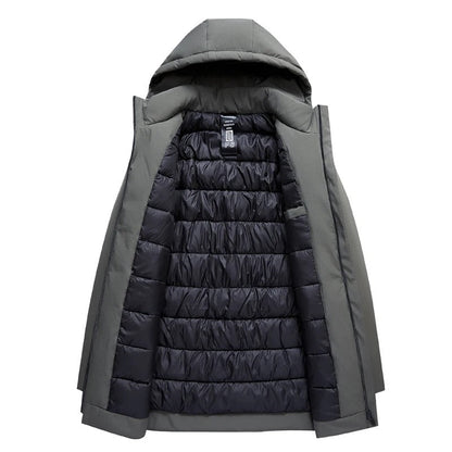 Warm hooded winter parka for men | Mario