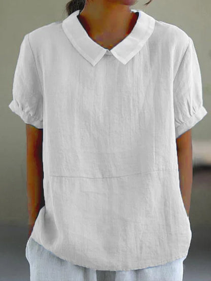 Elegant cotton shirt for women | Amalie -5