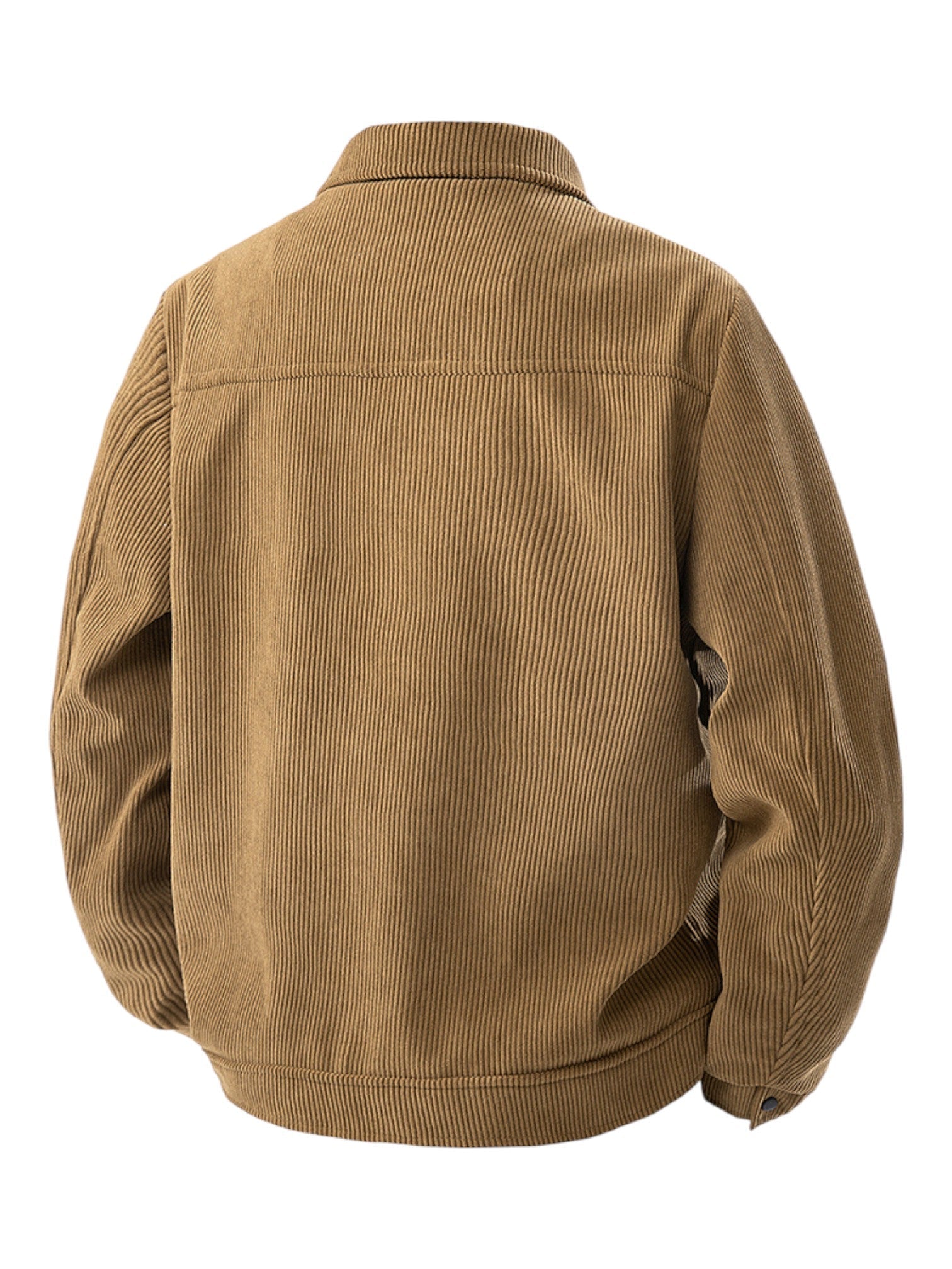 Corduroy snap front jacket for men | Rowan -6