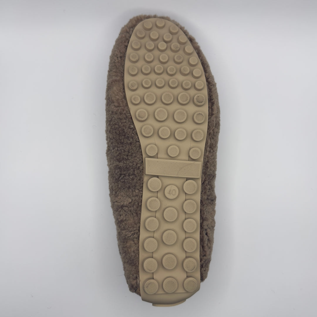 Cosy elegant winter loafers for women | Selene -16