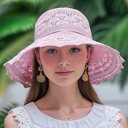 Fashionable wide-brimmed hat for women | Lyla -6