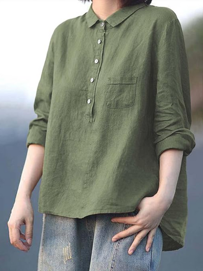 French vintage everyday blouse for women | Alice -13