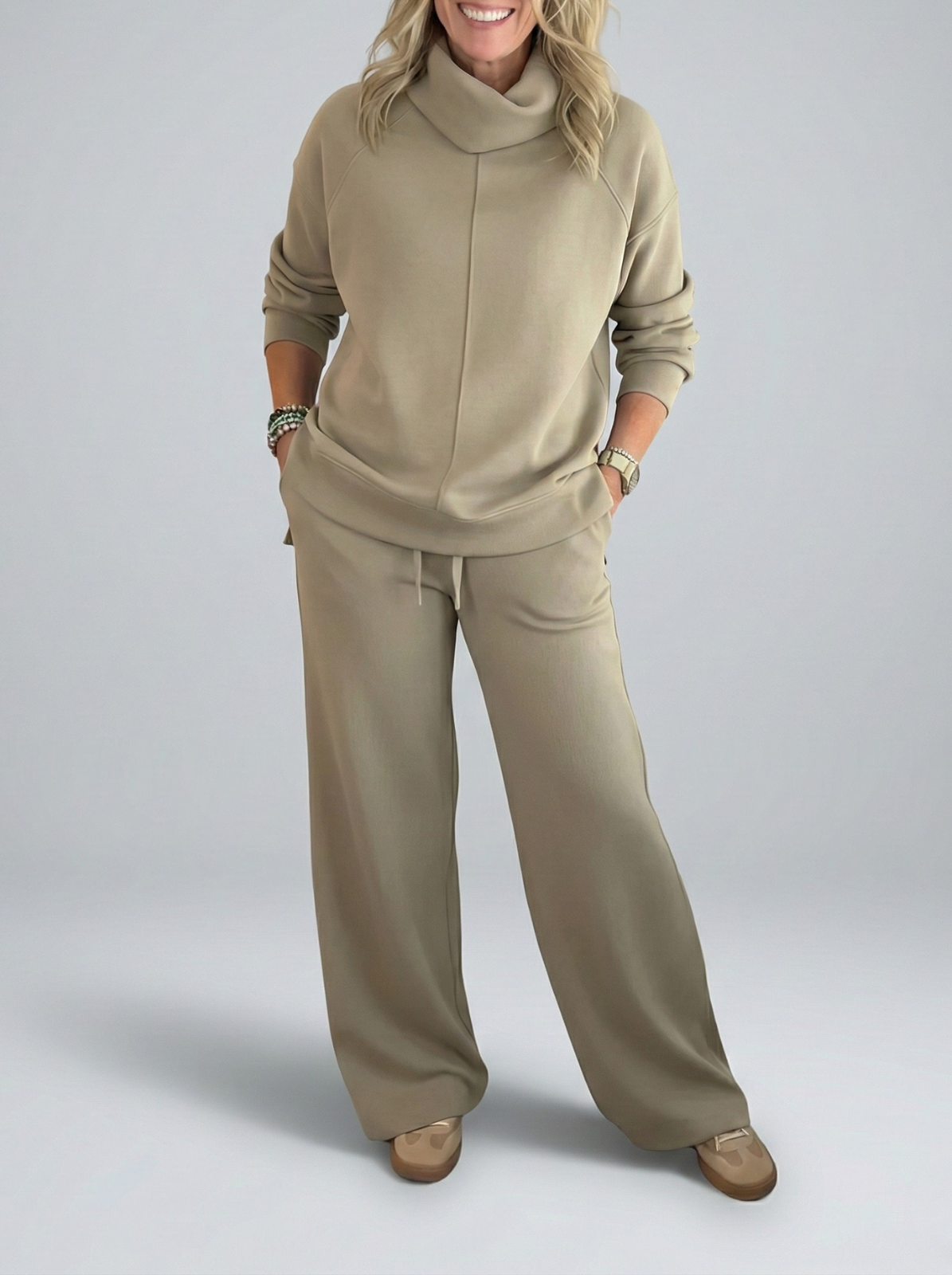 Soft elegant everyday co-ord set for women | Cecilia -6