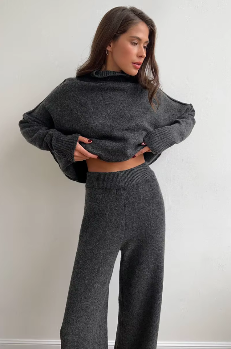 Ensemble luxe assorti winter co-ord set for women | Yelena -1