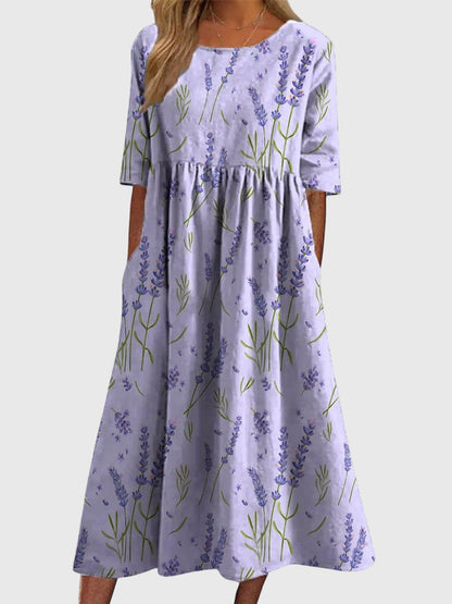 Elegant flowing dress for women -3