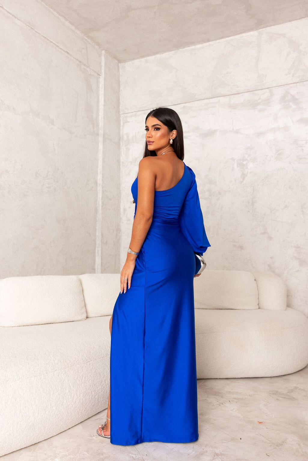 Elegant refined style dress for women | Leony -6
