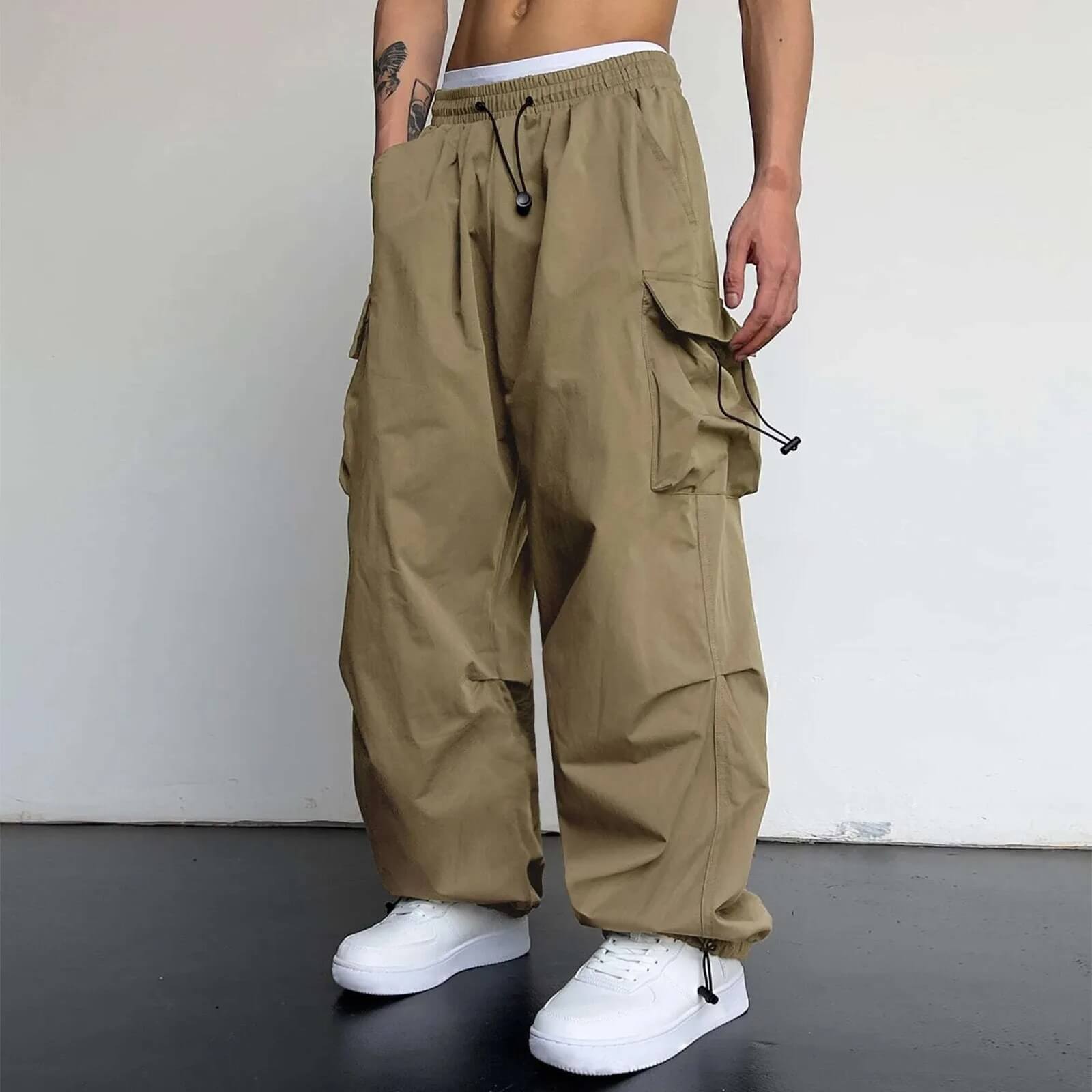 Relaxed fit cargo for men | Axel -2
