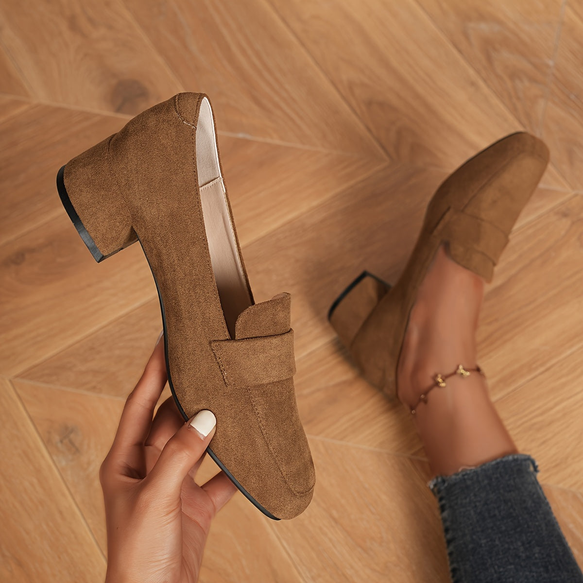 Shoes elegant comfortable for women | Talon Bas -7
