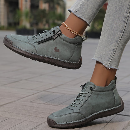 Zip-up orthopaedic everyday shoes for women | Helena -3