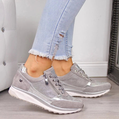 Zip-up comfort sneakers for women | Gavriel