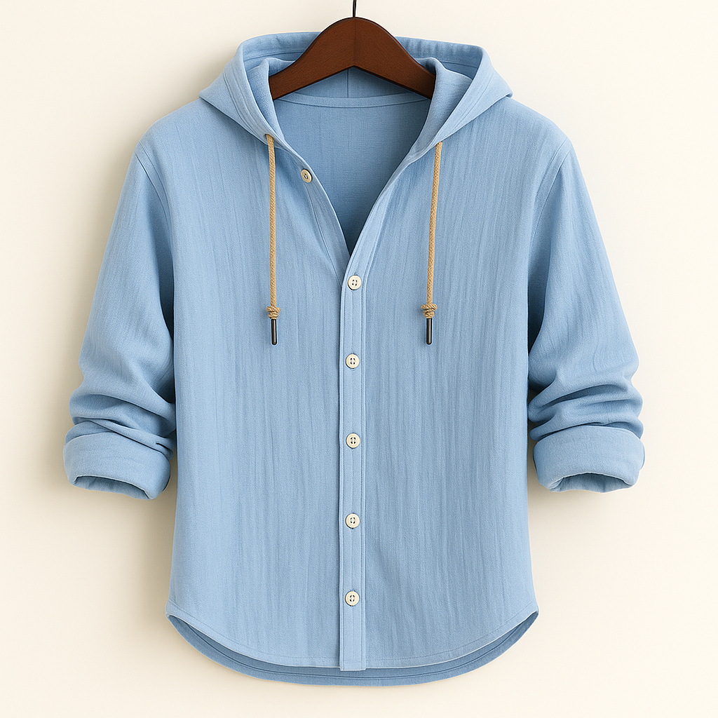 Casual hooded everyday shirt for men | Emerson -1
