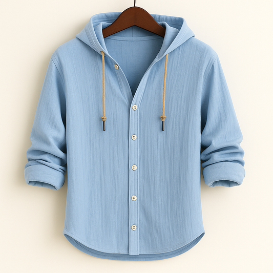 Casual hooded everyday shirt for men | Emerson -1