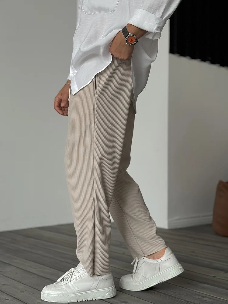 Smart pleated trousers for men | Samuel -3