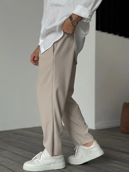 Smart pleated trousers for men | Samuel -3