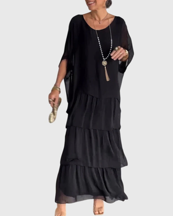 Long flowing elegant dress for women | Clara