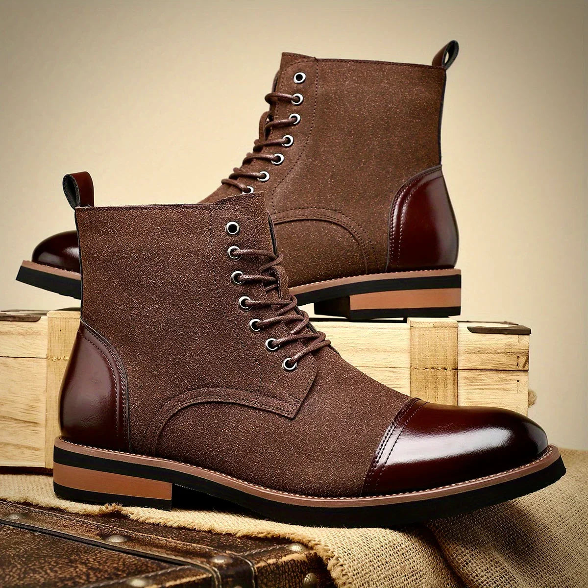 Classic oxford leather dress boots for men | Oliver Ashford -4