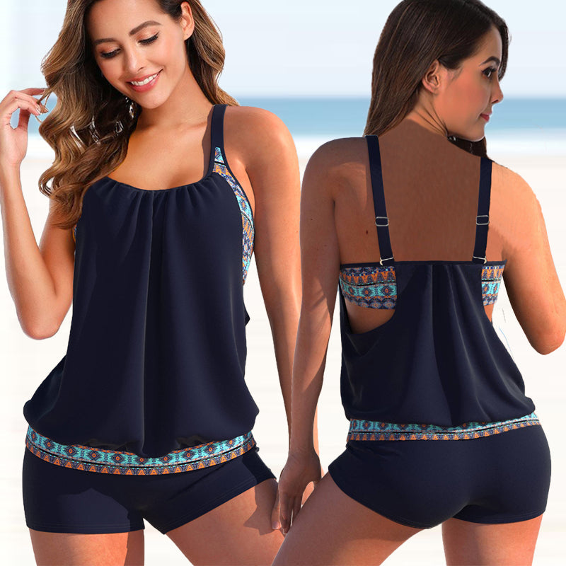 Stylish two-piece tankini set for women | Esme -4